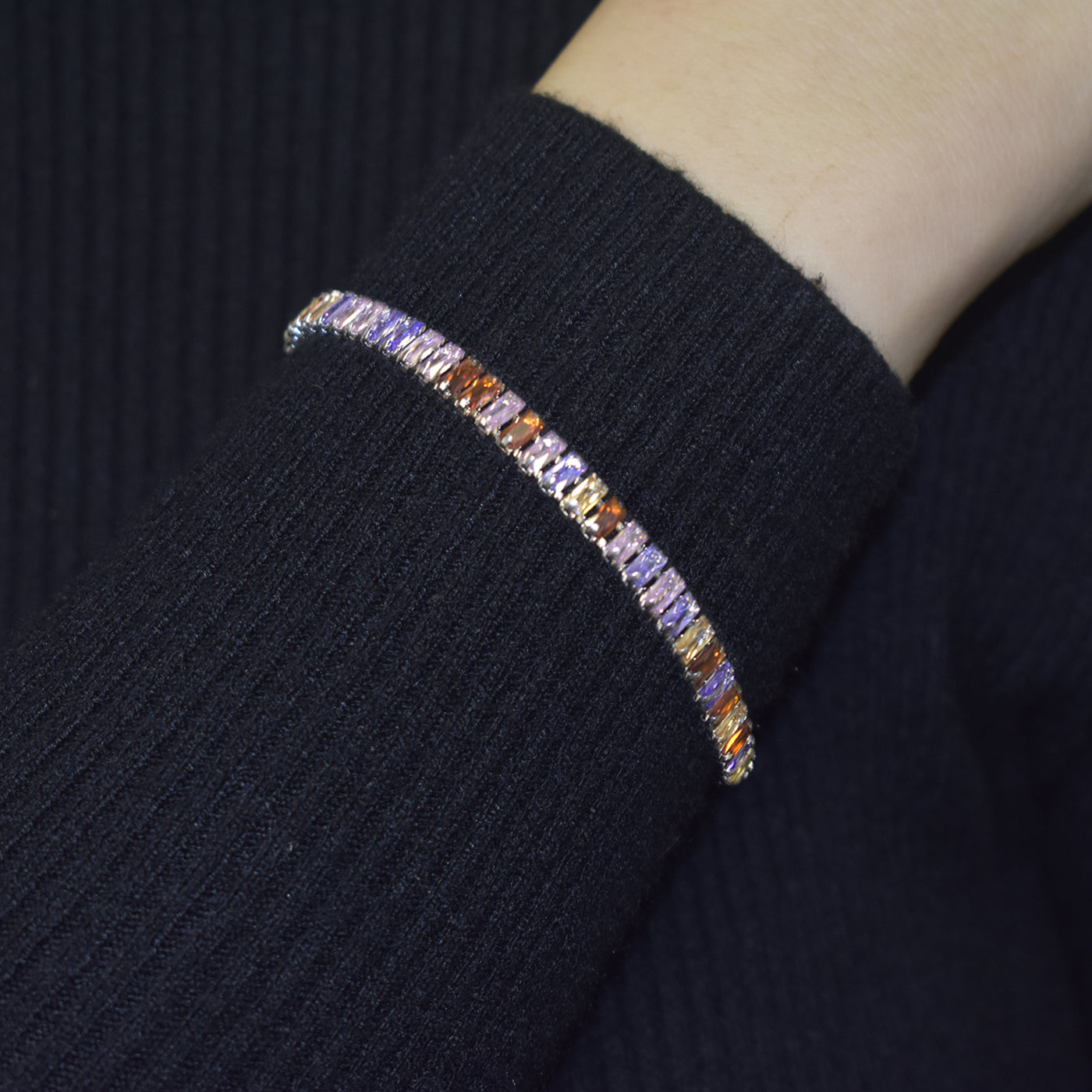 Bracciale Rainbow Baguette