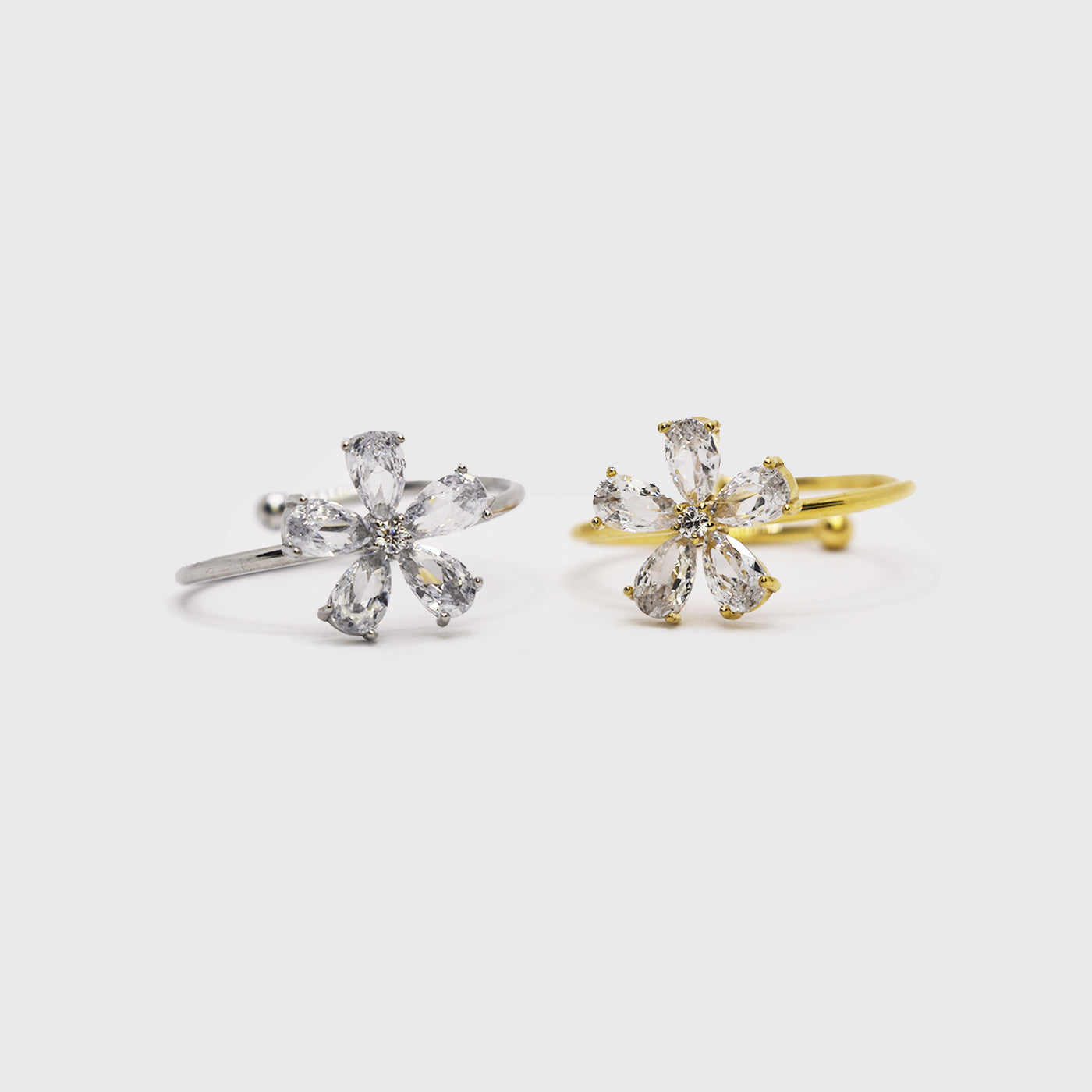 Anello Crystal Flower