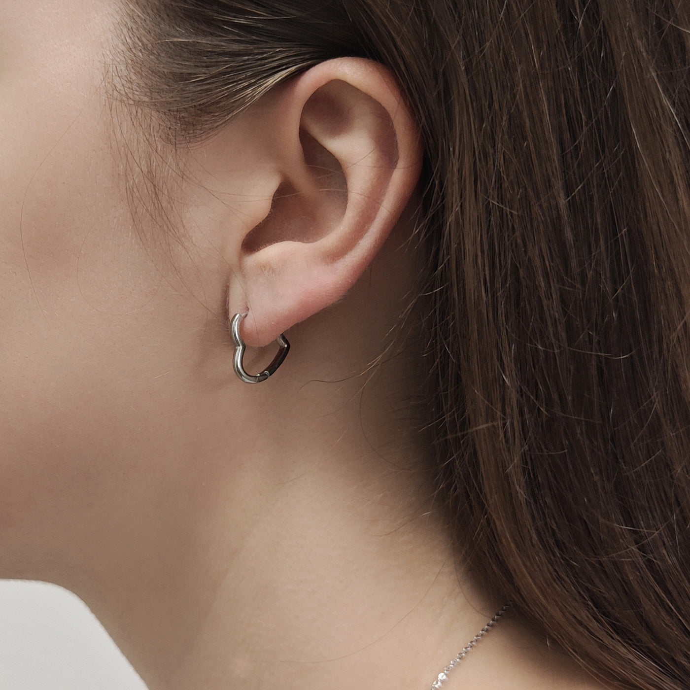 Orecchini Clip Heart