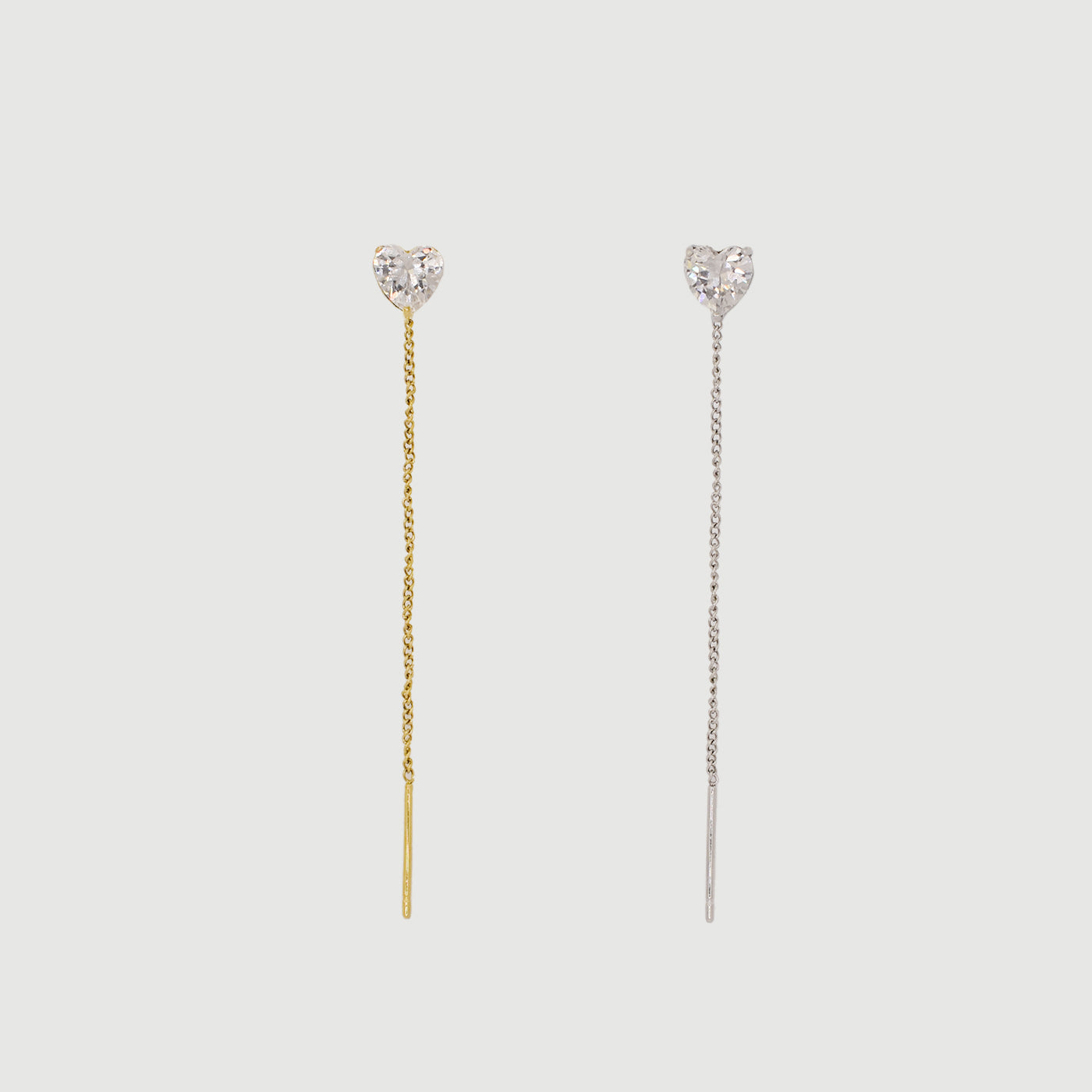 Orecchini Infinity Crystal Heart