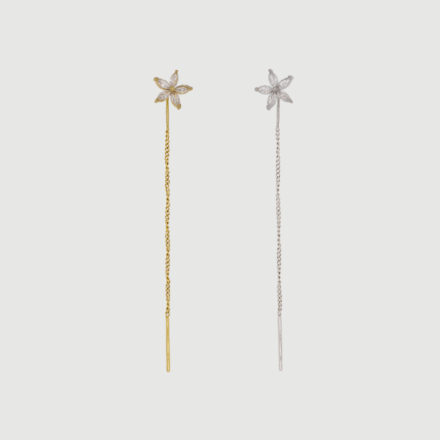 Orecchini Infinity Crystal Flower