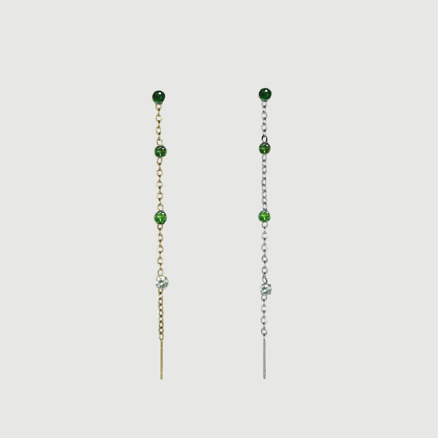 Orecchini Infinity Green Waterfall