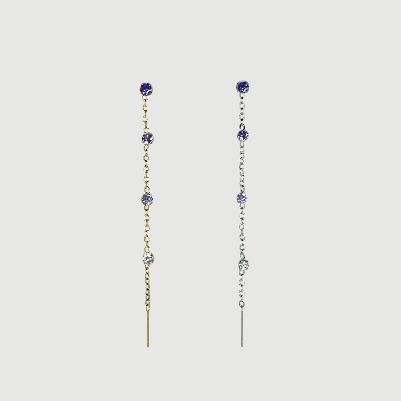 Orecchini Infinity Purple Waterfall