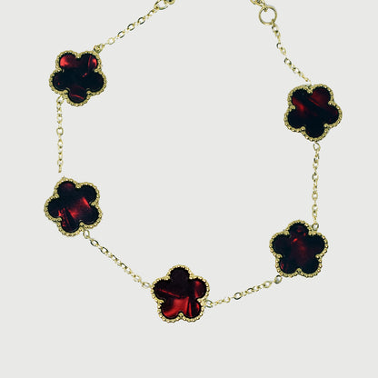 Bracciale Red Flower