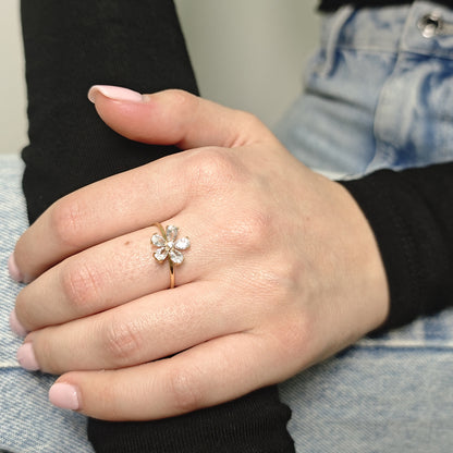 Anello Crystal Flower