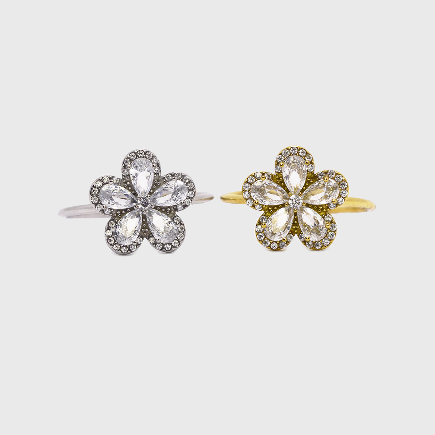 Anello Luxury Crystal Flower