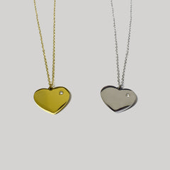 Collana Shiny Flat Heart