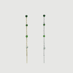 Orecchini Infinity Green Waterfall