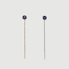 Orecchini Purple Infinity